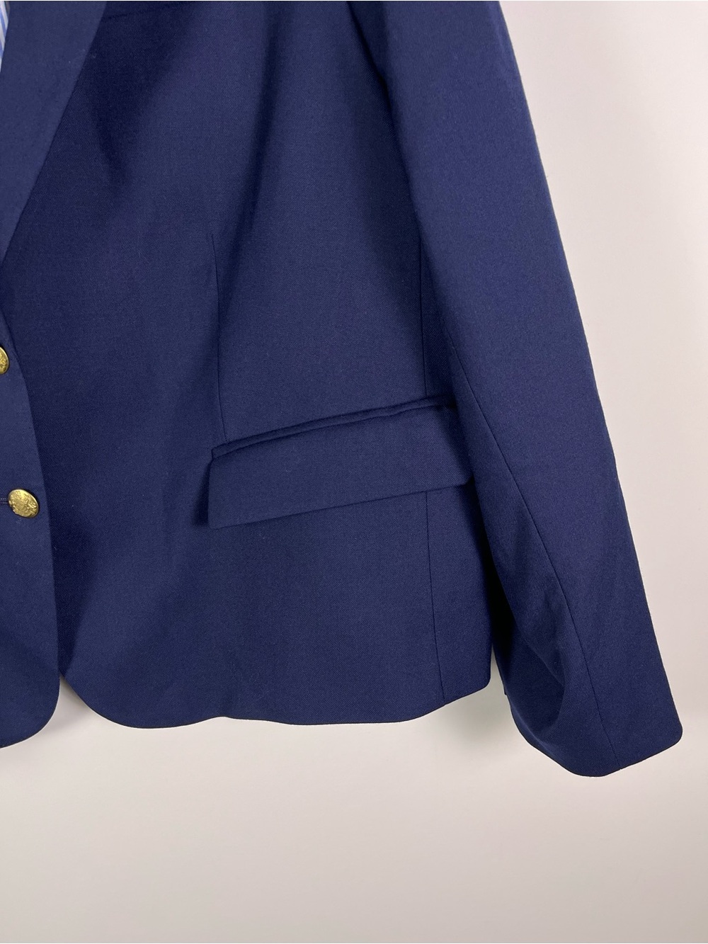 J Crew Womens Old Money Preppy Classic Two-Button Blazer Size 24 Ivy League Wool - Picture 5 of 14
